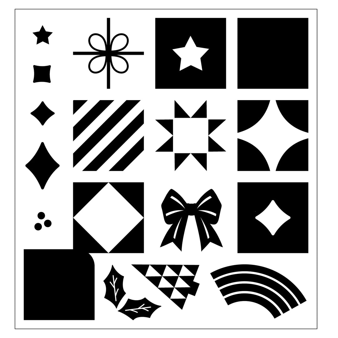 Print & Pattern Holiday in the Square Stamp Set