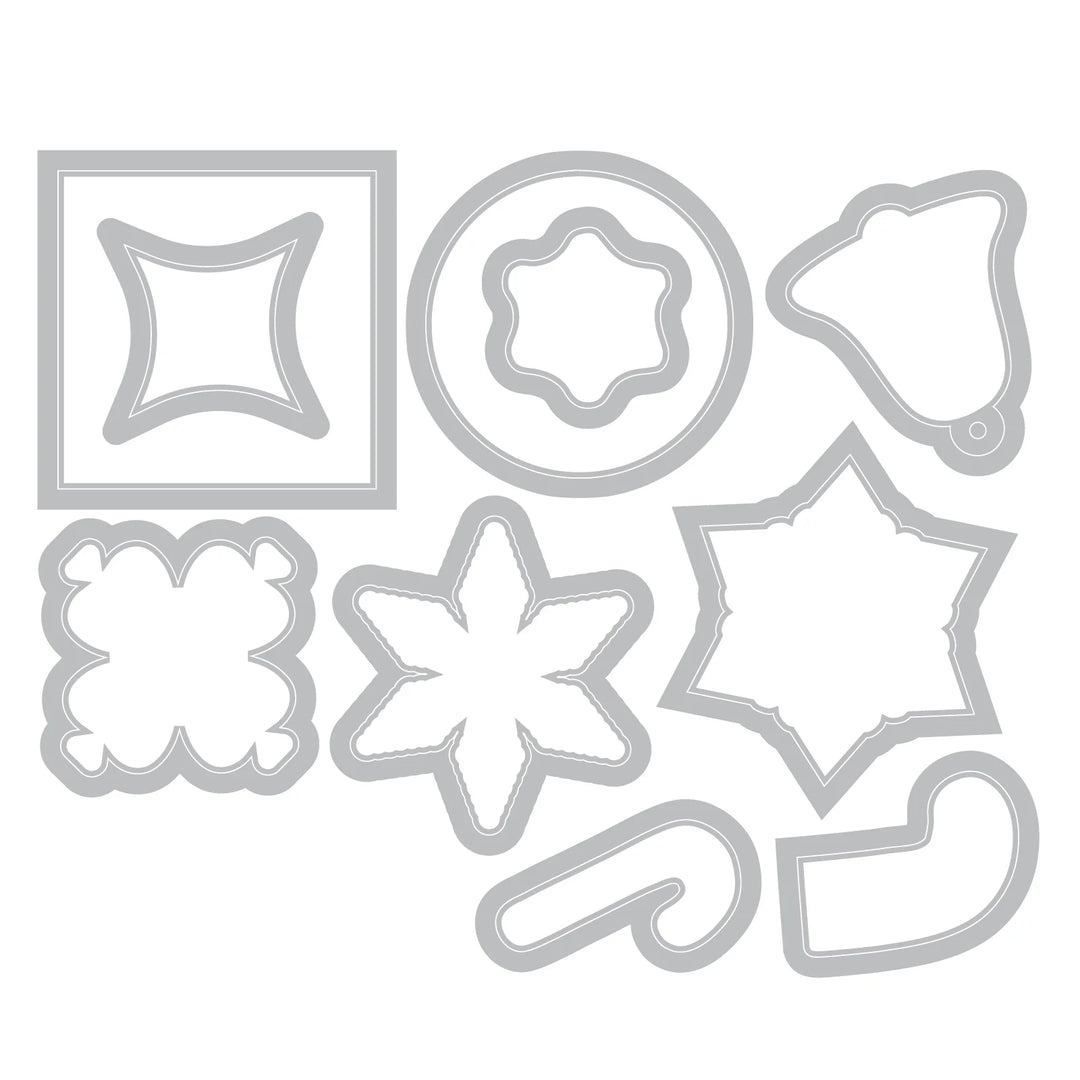 Print & Pattern Around the Holidays Stamp Set & Framelits