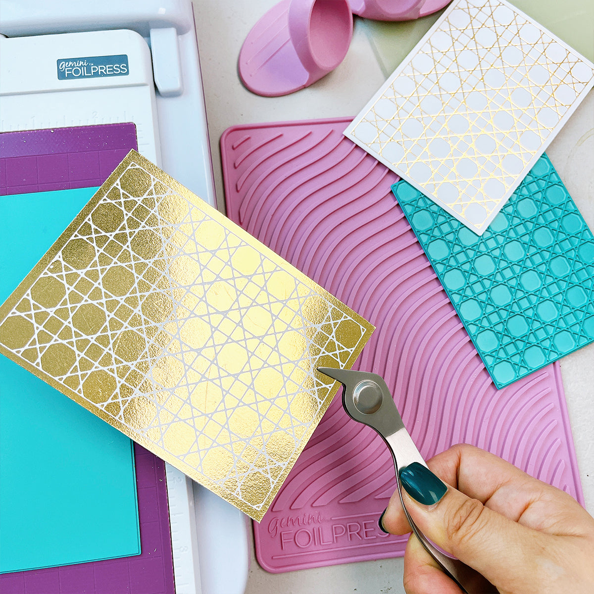 Large Rectangle Hot Foil Plate – Catherine Pooler Designs