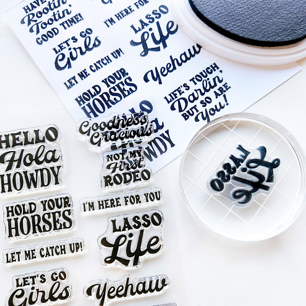 Lasso Life Sentiments Stamp Set