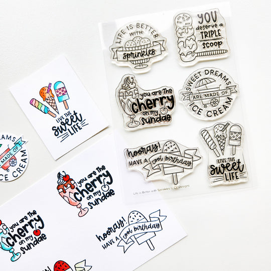 Life is Better with Sprinkles Stamp Set