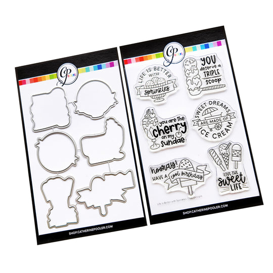 Life is Better with Sprinkles Stamp & Die Bundle