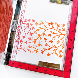 Little Blossoms Background Stamp