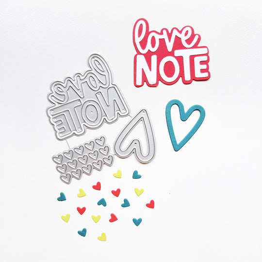 Love Note Layered Word Die