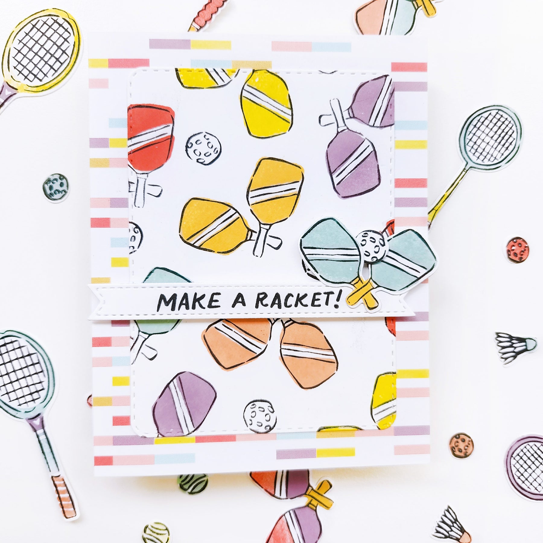 Make A Racket Cartoon Make a Racket Bundle – Catherine Pooler Designs
