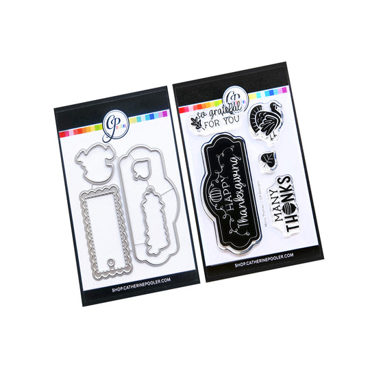 Many Thanks Stamp & Die Bundle