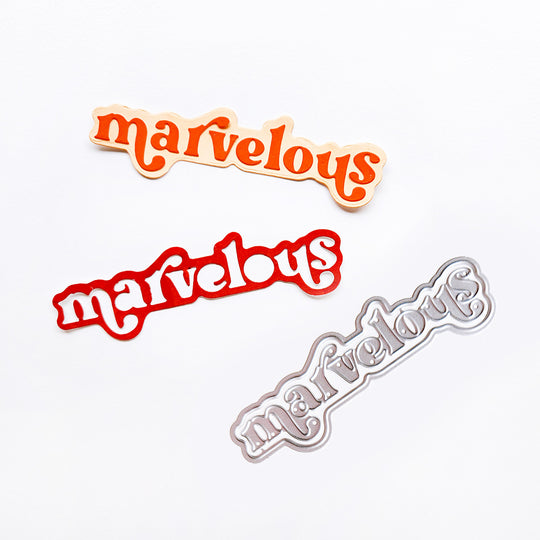 Marvelous Layered Word Die