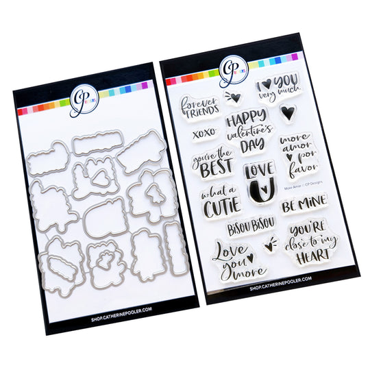 More Amor Sentiments Stamp & Die Bundle