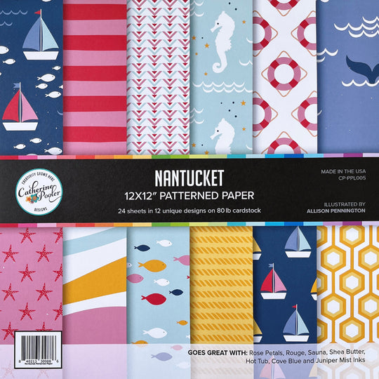 Nantucket 12x12 Patterned Paper