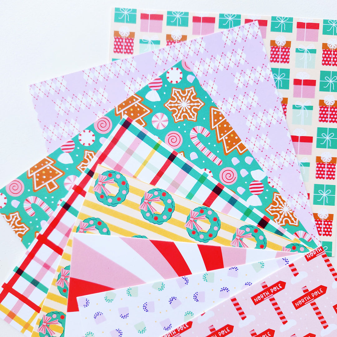 North Pole Patterned Paper