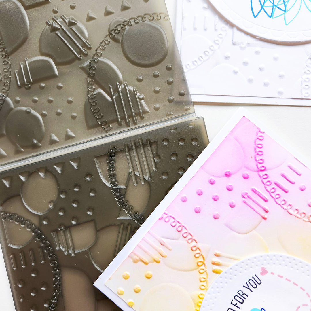 Boo Embossing Folder On the Spot 3-D Textured Impressions Embossing Folder – Catherine ...