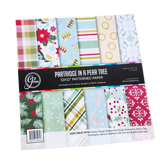 Partridge in a Pear Tree 12x12 Patterned Paper