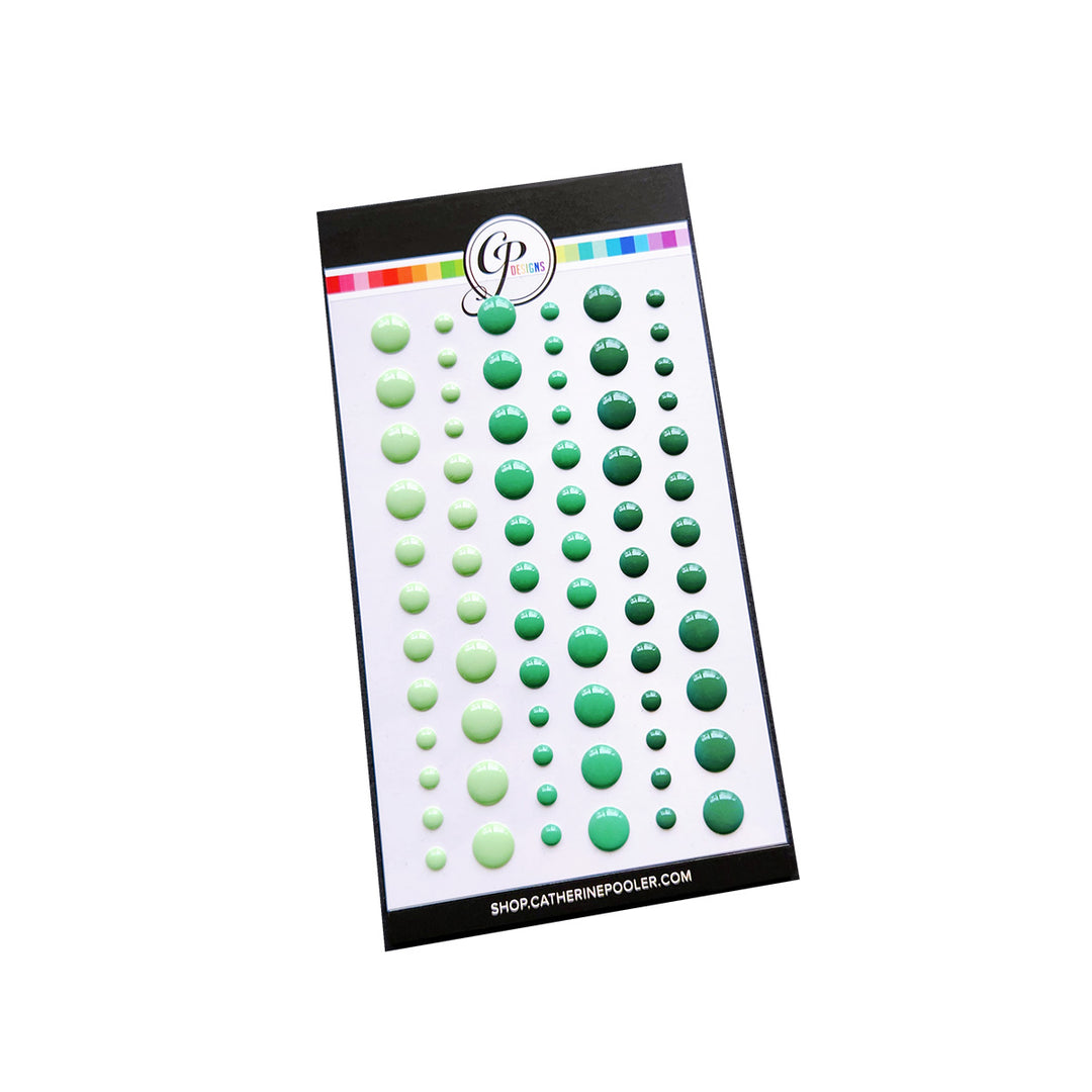 CPD Enamel Dots - Party Greens