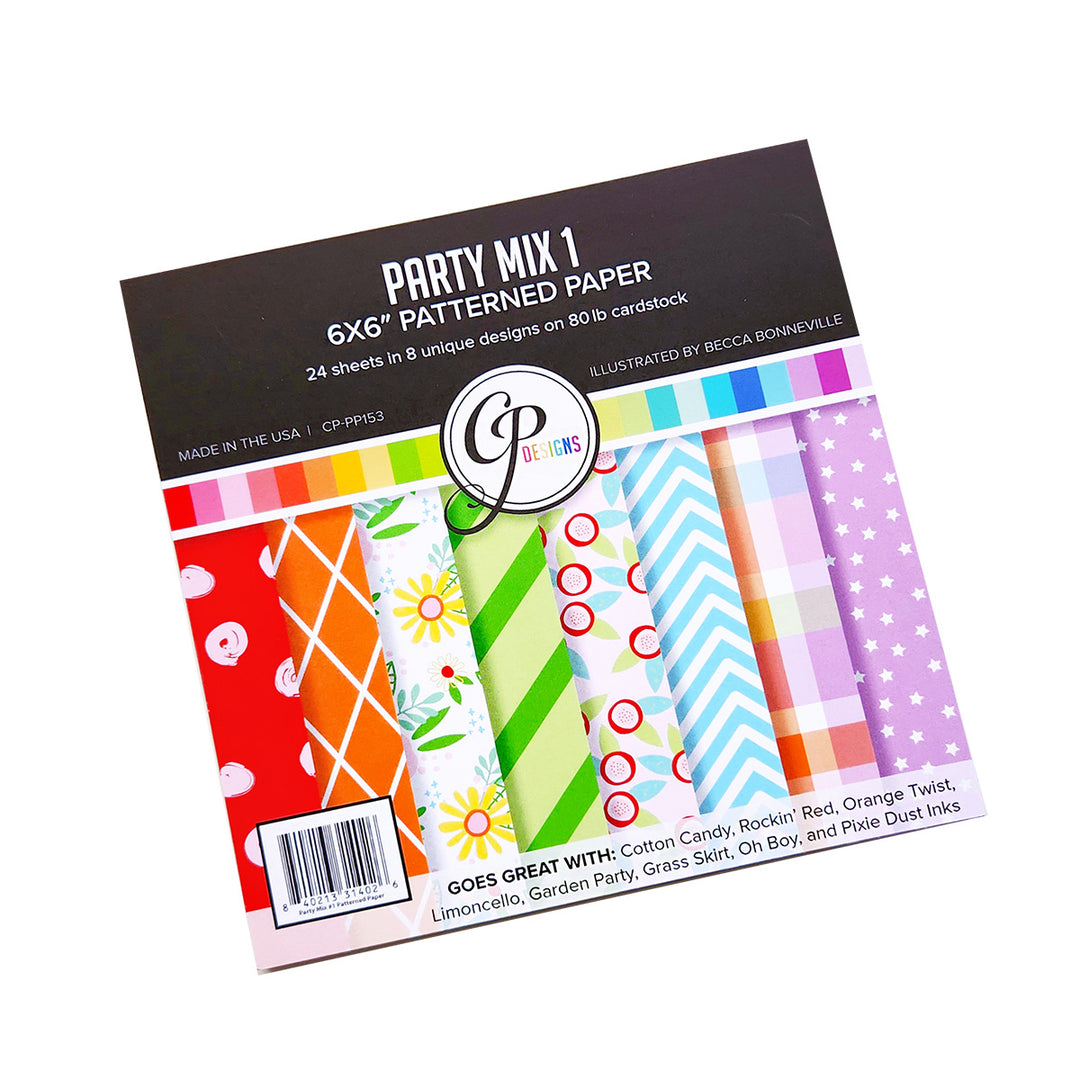 Party Papper Party Mix 1 Patterned Paper – Catherine Pooler Designs
