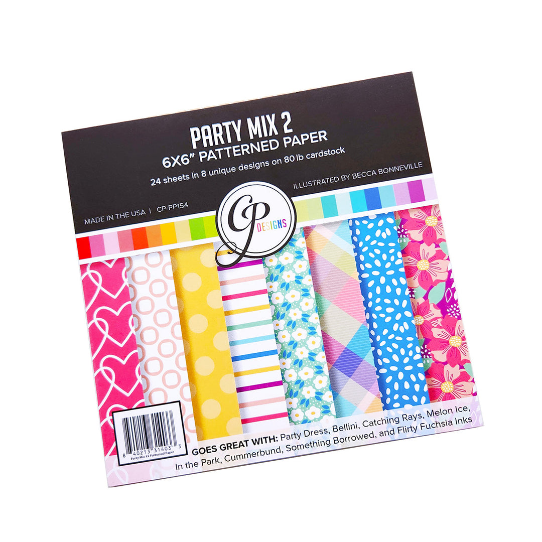 Party Papper Party Mix 2 Patterned Paper – Catherine Pooler Designs