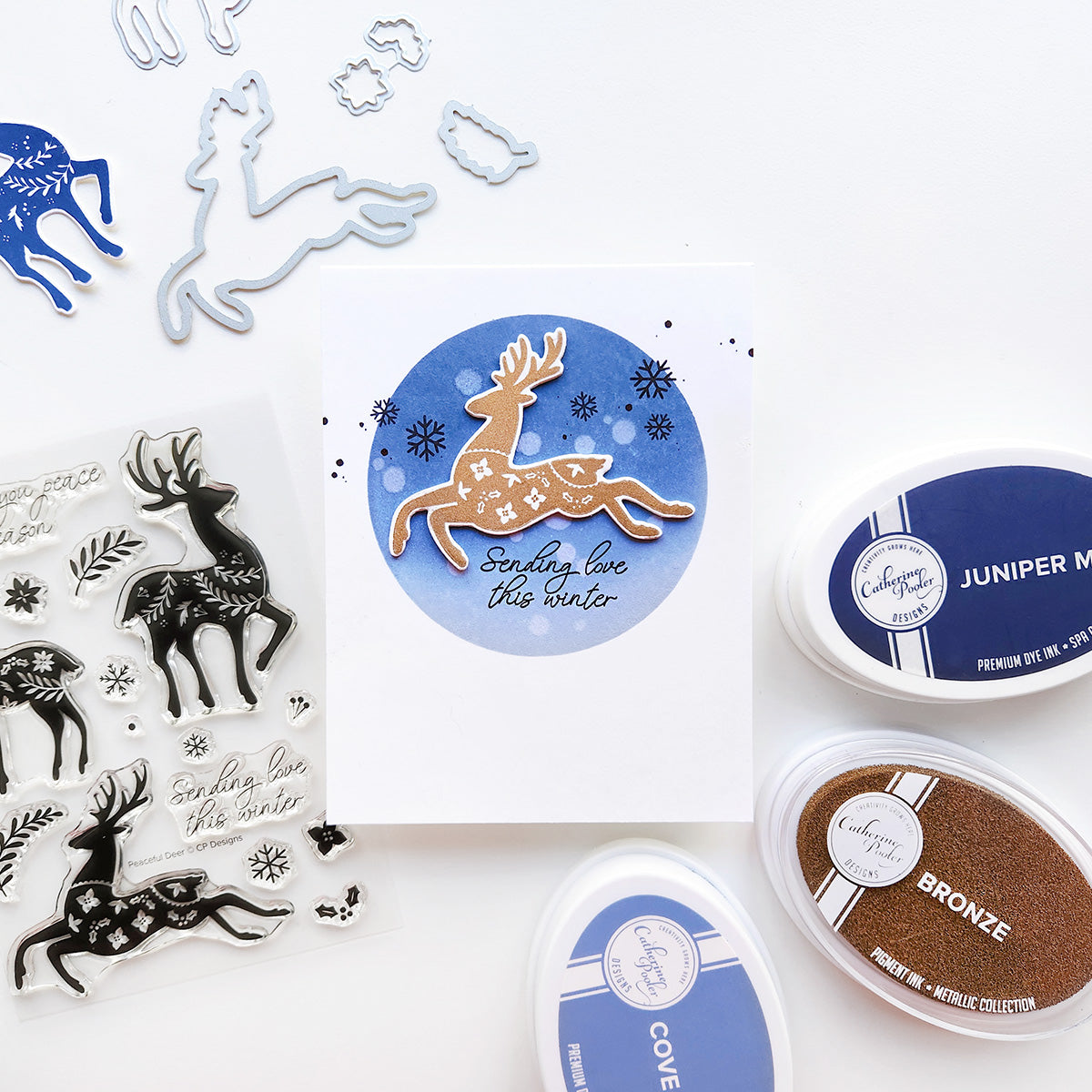Peaceful Deer Stamp Set – Catherine Pooler Designs