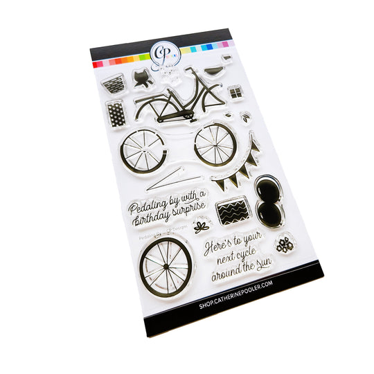 Pedaling By Stamp set