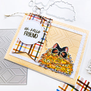 Peeking Yorkie Stamp Set