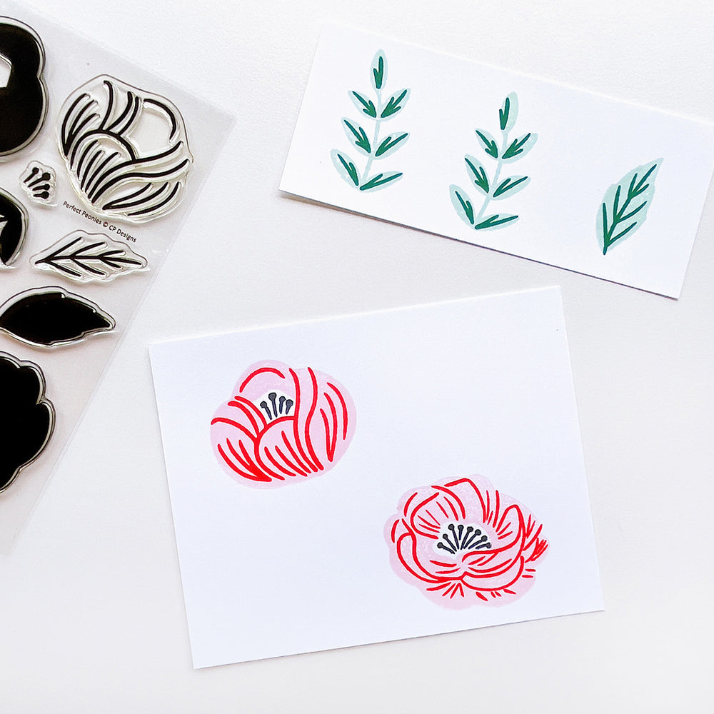 Perfect Peonies Stamp Set