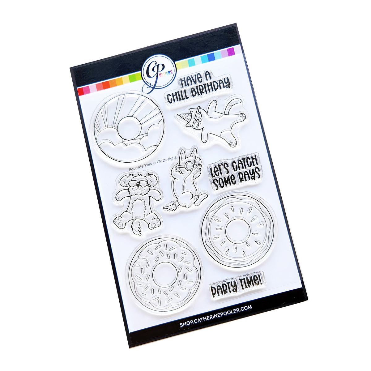 Poolside Pets Stamp Set – Catherine Pooler Designs