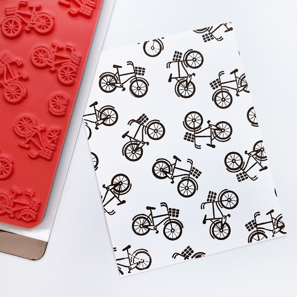 Poppin' Wheelies Background Stamp