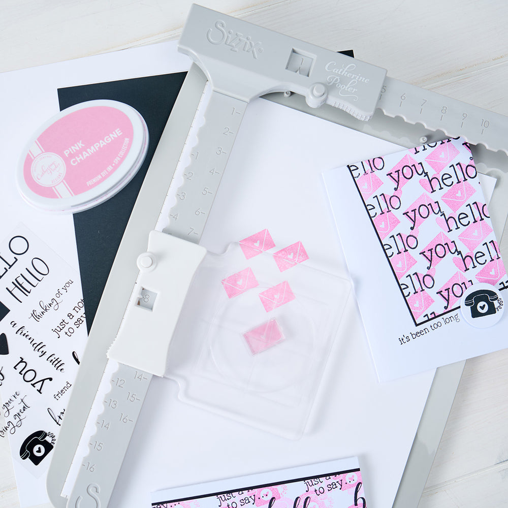Print & Pattern Hello Sentiments Stamp Set