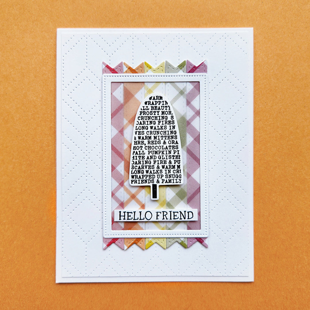 Printed Trees Stamp Set