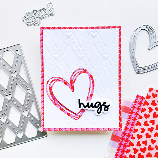 Queen of Hearts Cover Plate Die