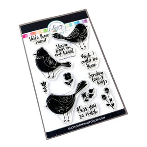Quilted Birds Stamp Set