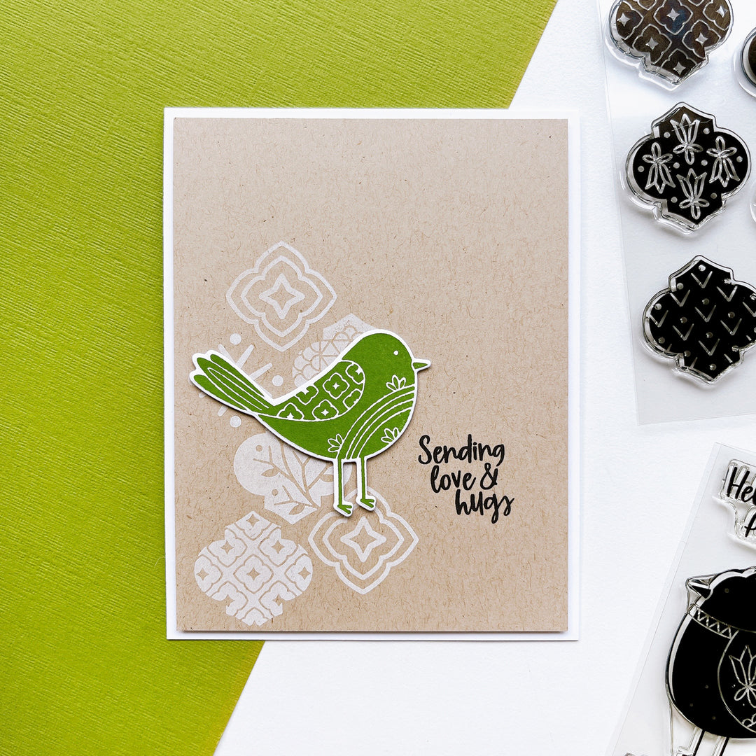 Quilted Birds Stamp Set