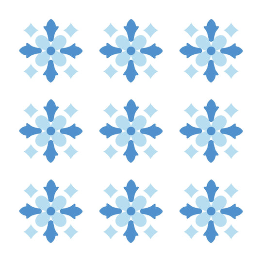 Print & Pattern Fanciful Snowflakes Layered Stencils