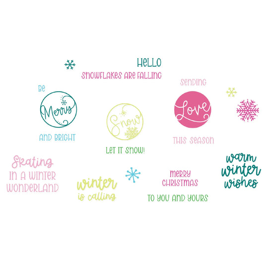 Sizzix Print & Pattern Holiday Bundle