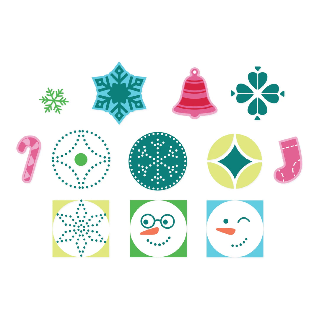 Print & Pattern Around the Holidays Stamp Set & Framelits