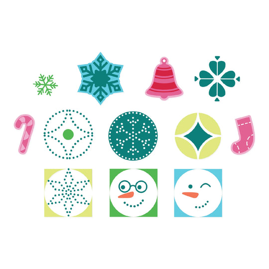 Print & Pattern Around the Holidays Stamp Set & Framelits