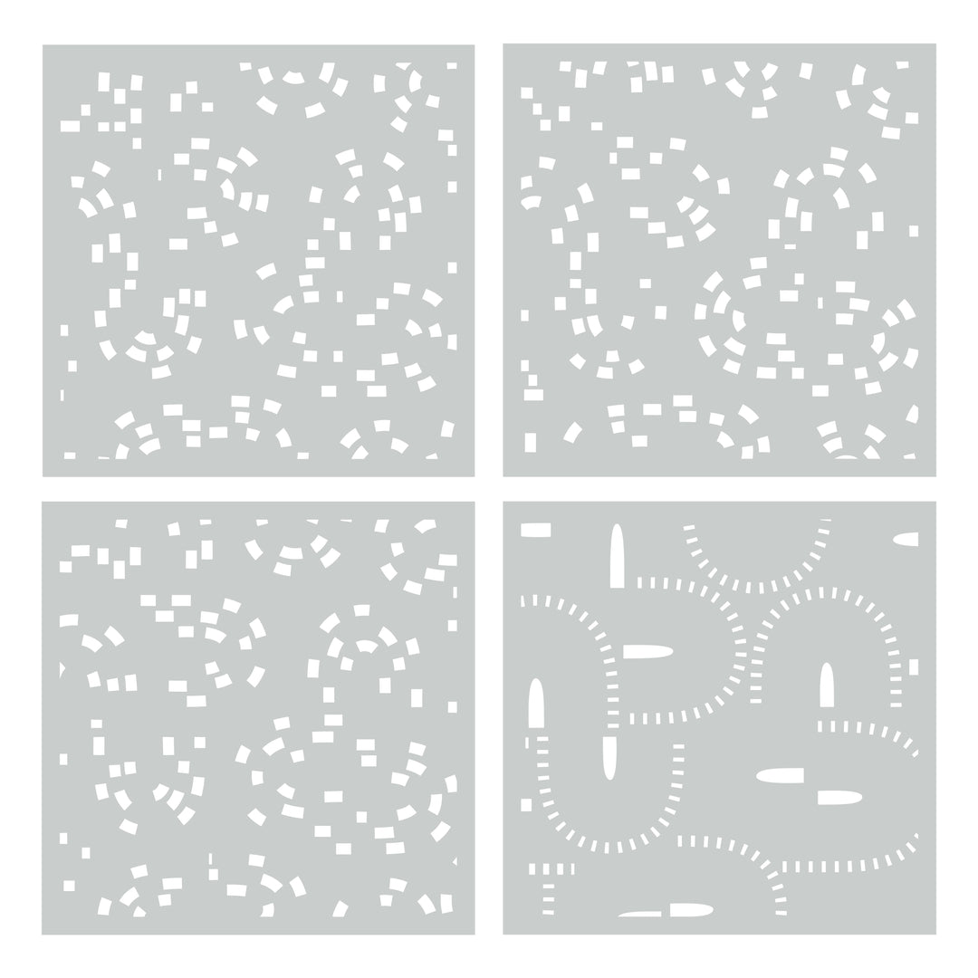 Rainbow Connection Layered Stencils