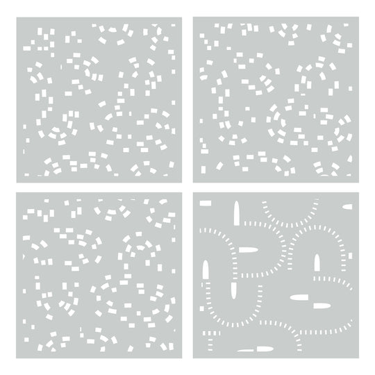 Rainbow Connection Layered Stencils