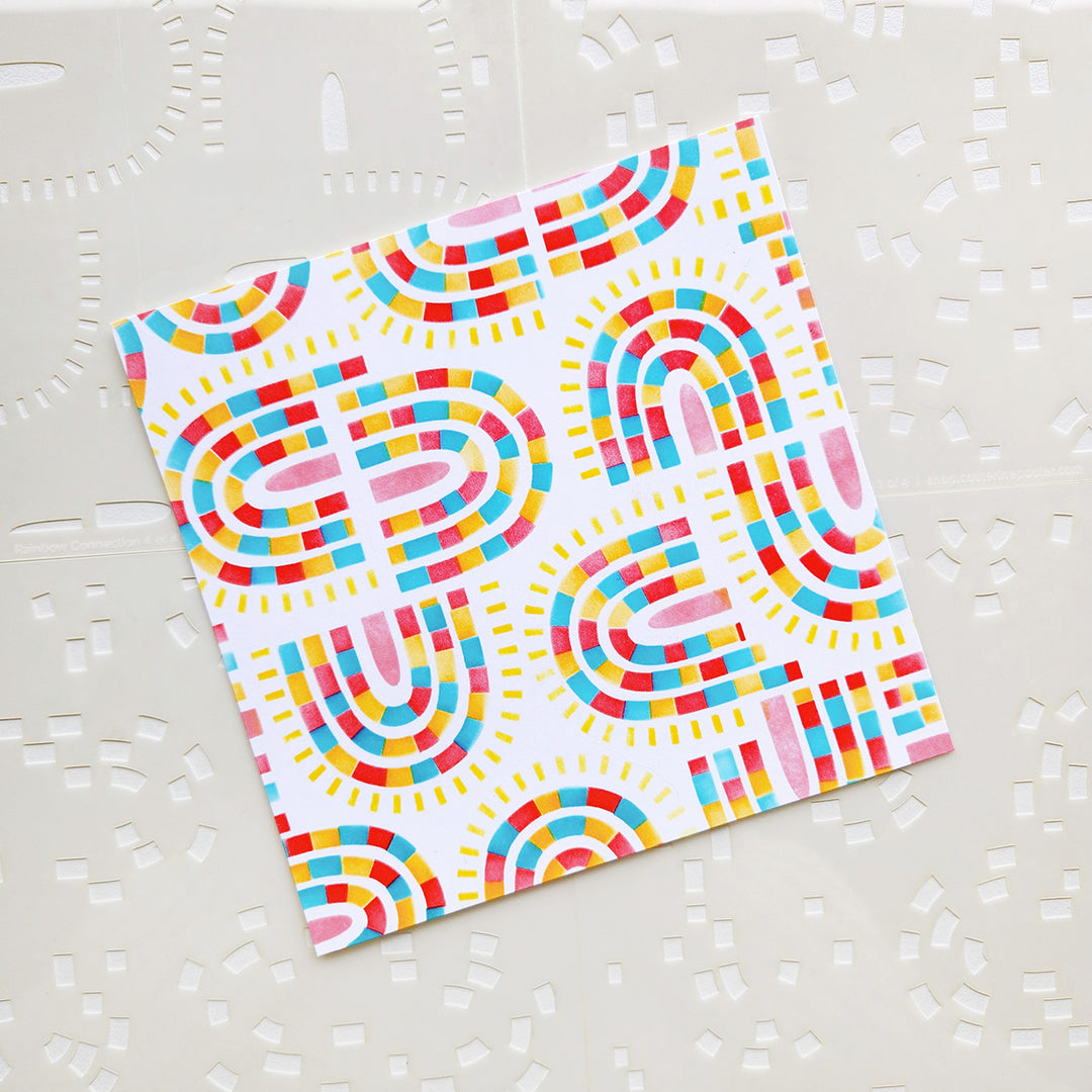 Rainbow Connection Layered Stencils