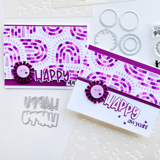 Rainbow Connection Layered Stencils