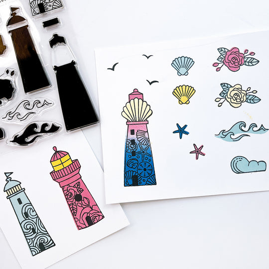 Scenic Lighthouses Stamp Set