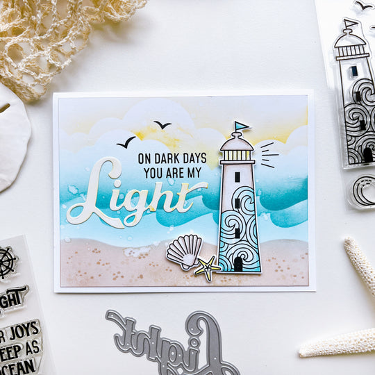 Guiding Light Sentiments Stamp Set