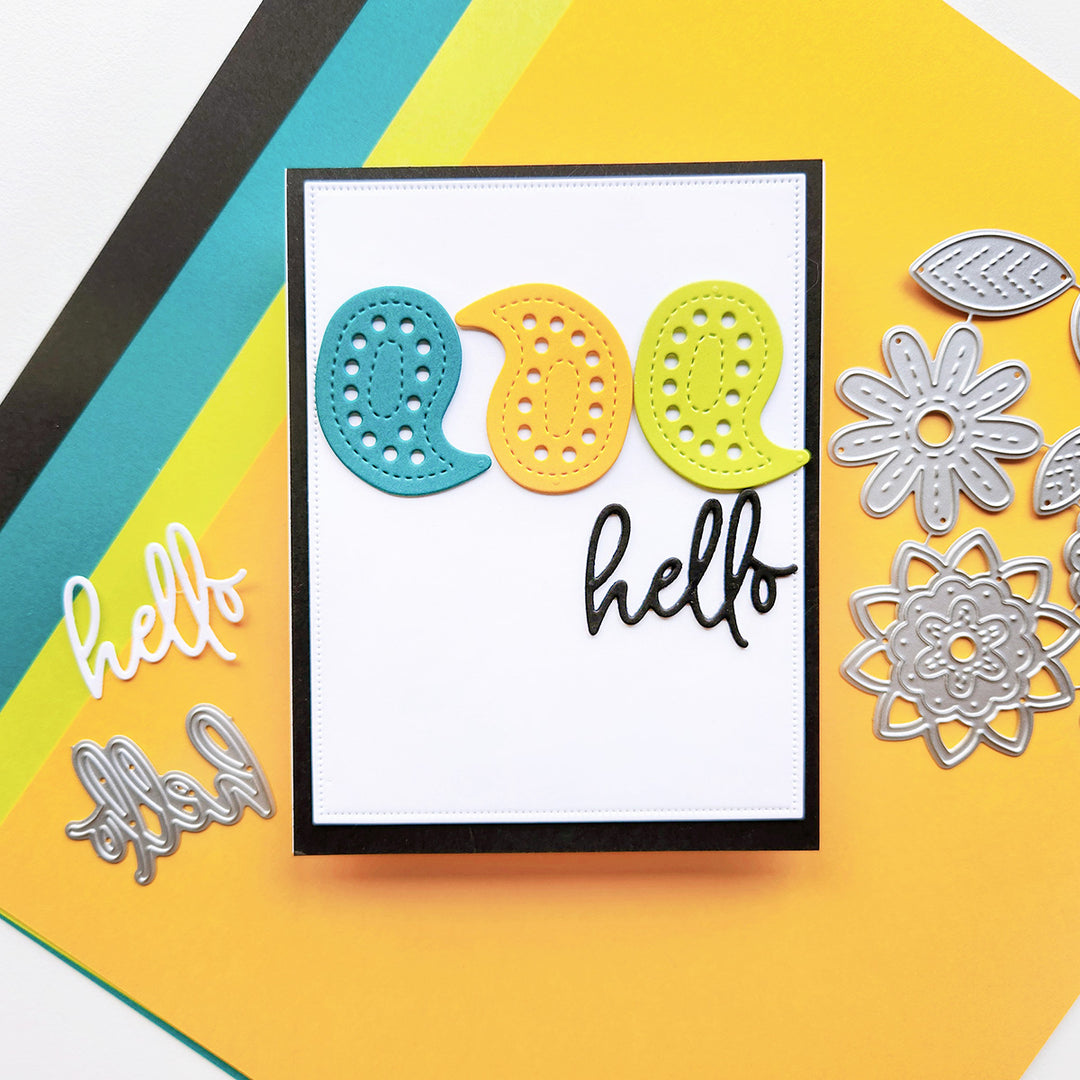 Scripted Sentiments Trio Word Dies