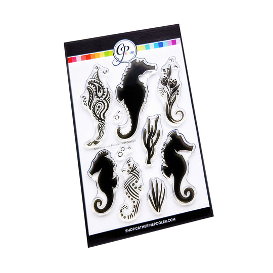 Seahorses on Parade Stamp Set