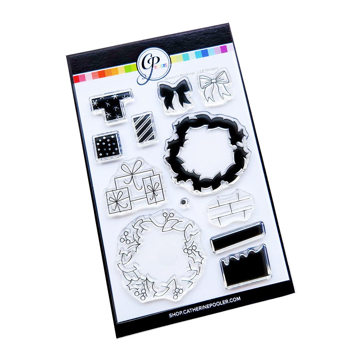 CPD Season's Peekings Stamp Set