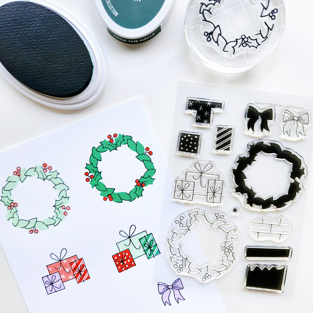 Season's Peekings Stamp Set