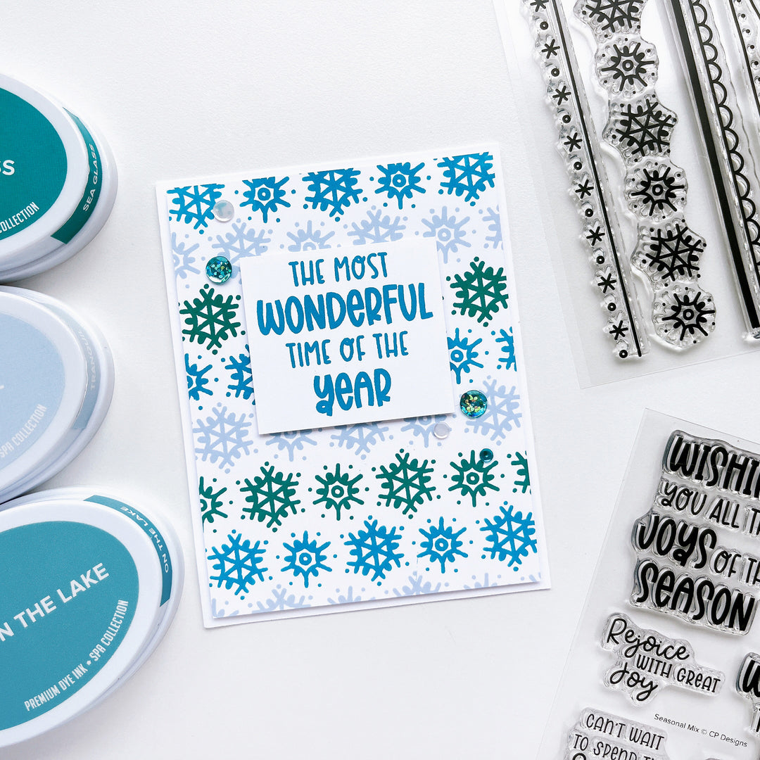 Seasonal Mix Sentiments Stamp Set