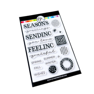 Seasons of Love Sentiments Stamp Set
