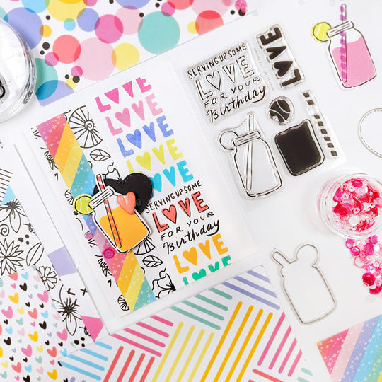 Serving LOVE Stamp Set