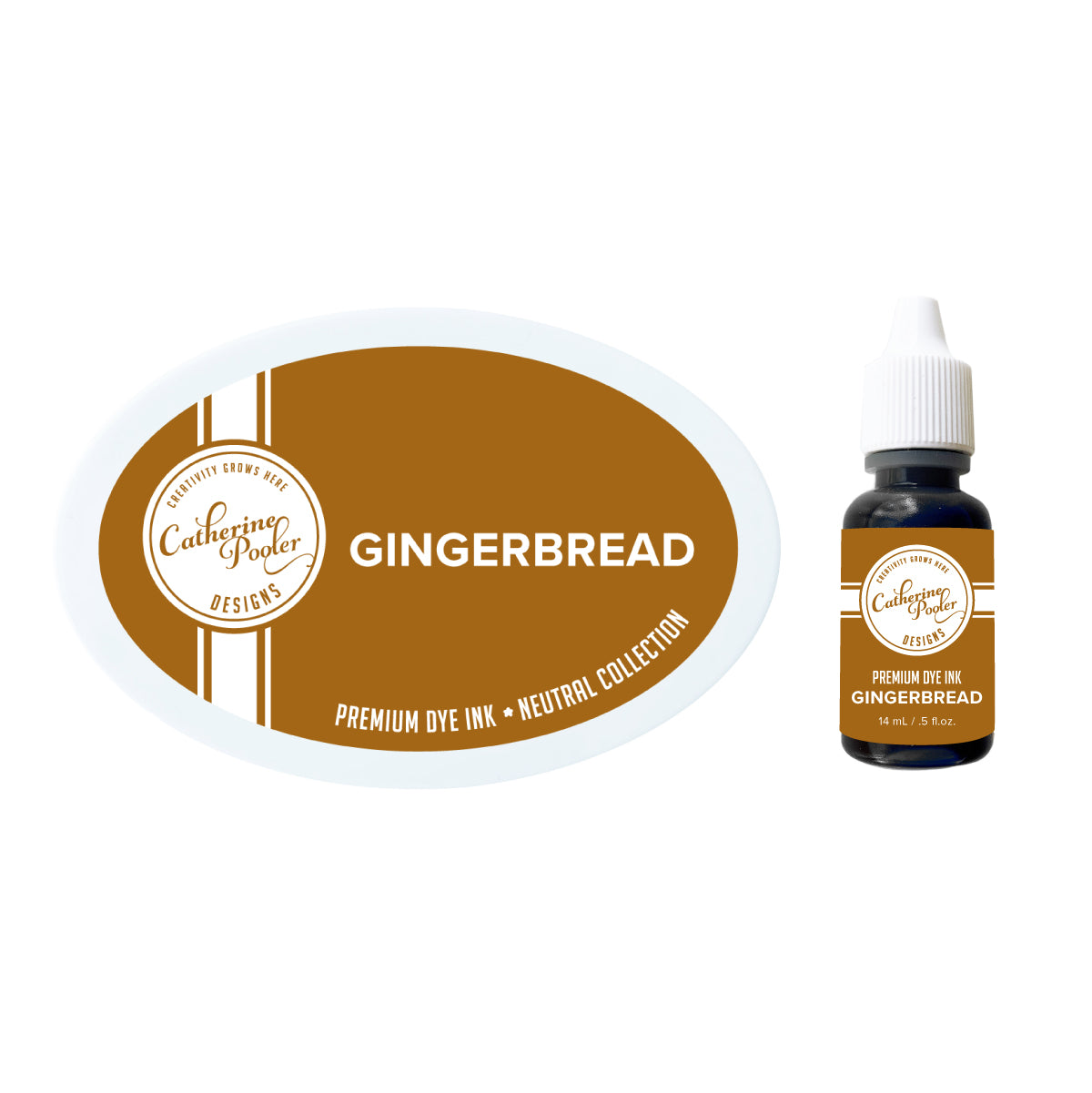 Gingerbread Ink Gingerbread Ink Pad & Refill – Catherine Pooler Designs