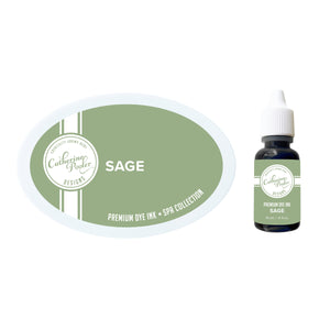 Sage Ink Pad & Refill