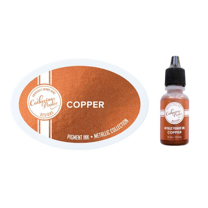 Copper Metallic Pigment Ink Pad & Refill